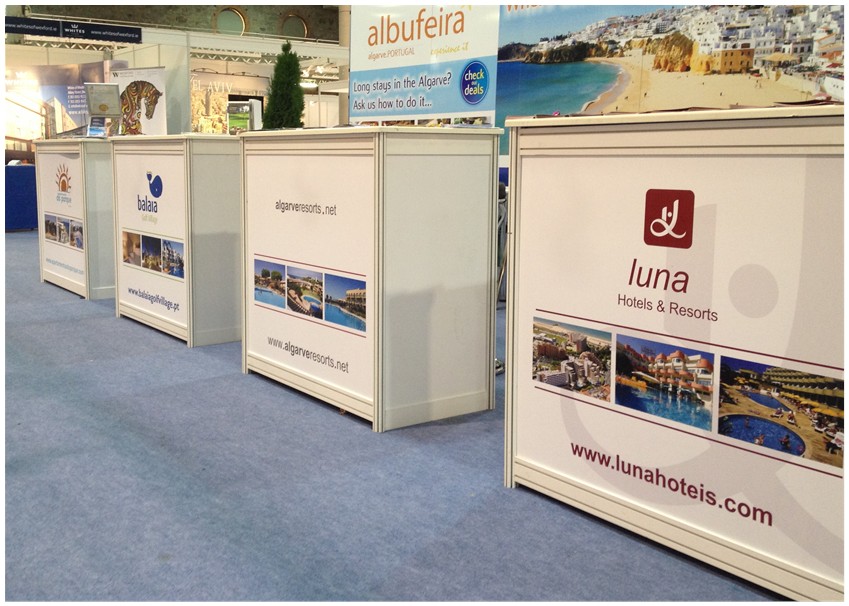 Simple branded counter TOTAL EXPO Event Orders