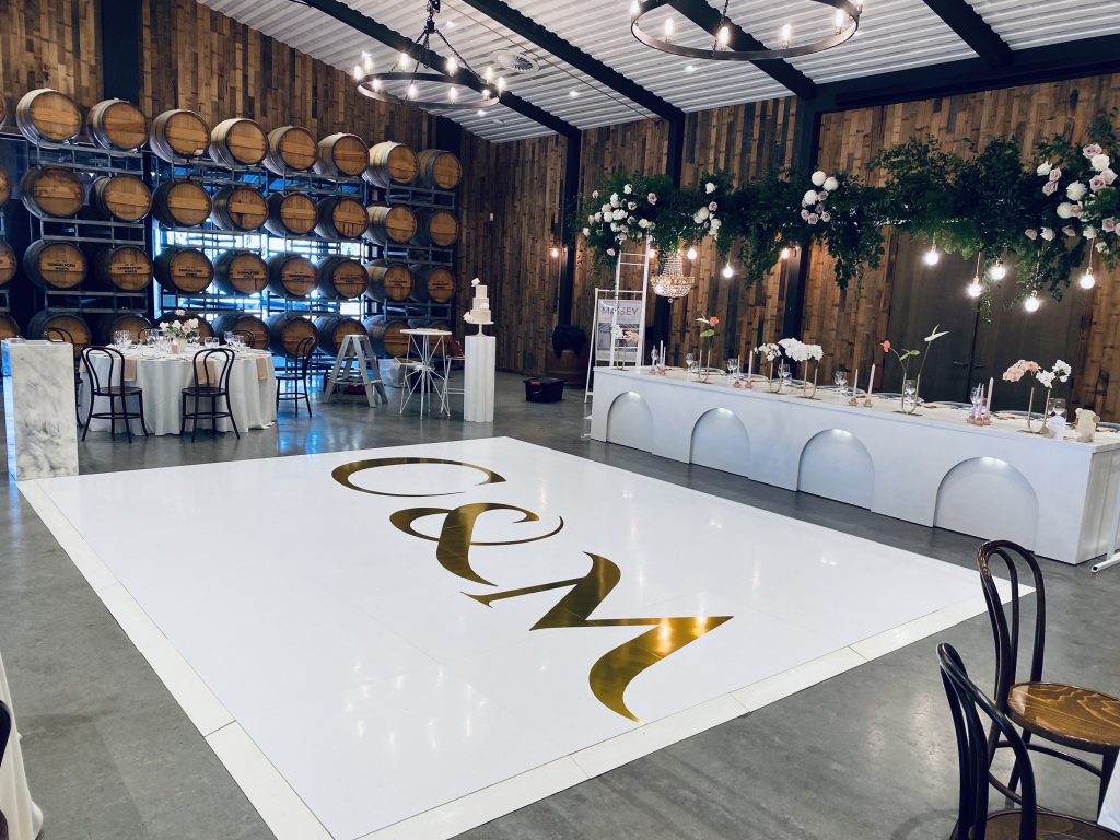 Personalised Decals + Dance Floors Event Republic