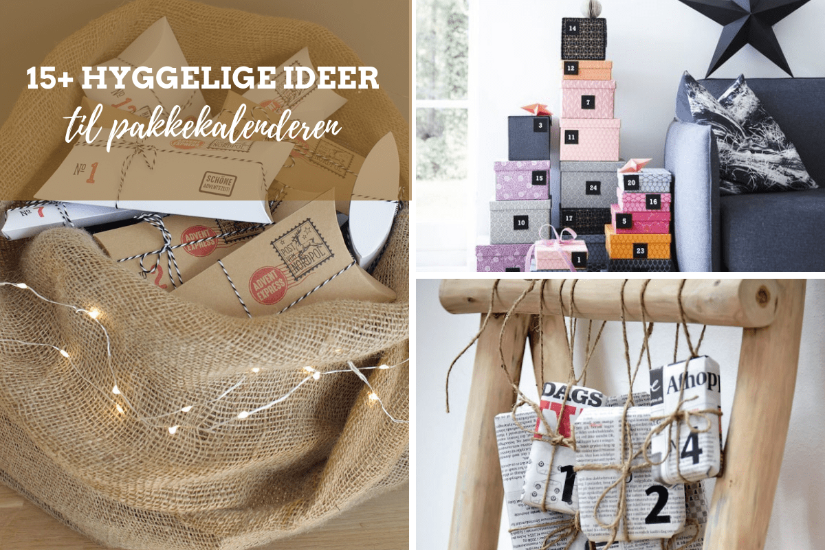 Pakkekalender 15+ ideer og inspiration til pakkekalenderen