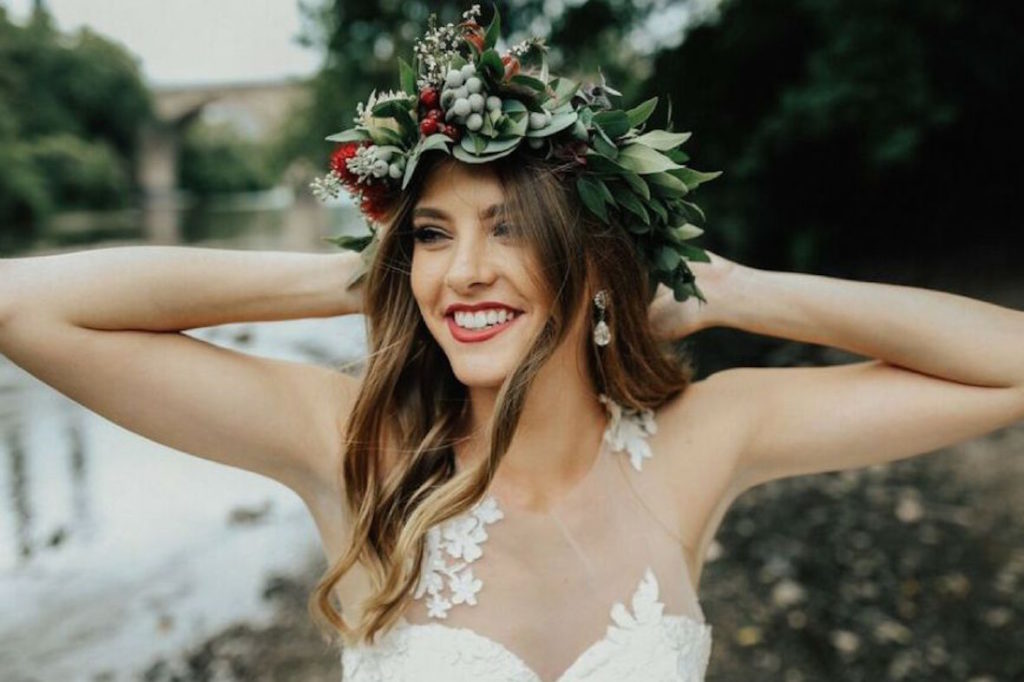 Flower Crowns Are Considered A Perfect Accessory For The Bride
