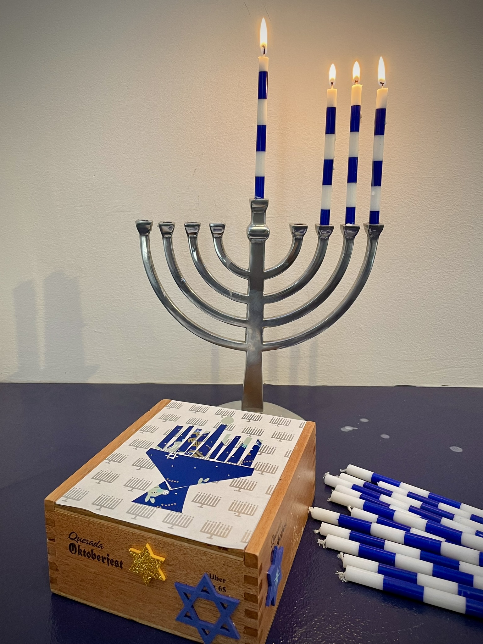 Menorah Candleboxes To Do NYC