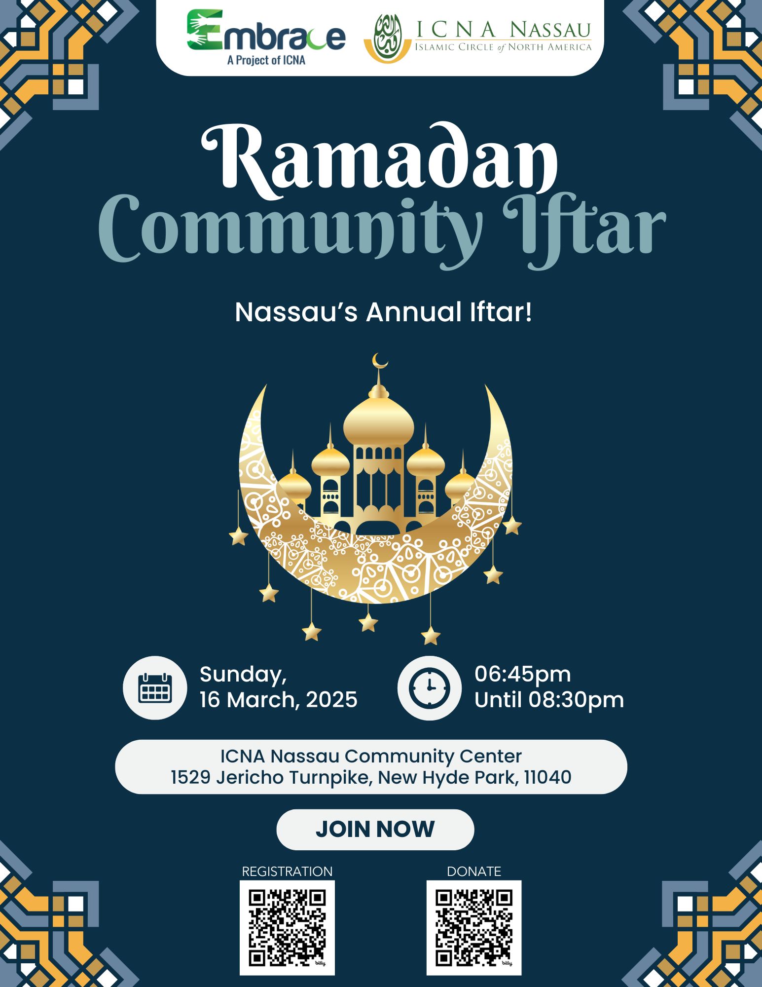 Annual ICNA Nassau Community Iftar Events ICNA NY