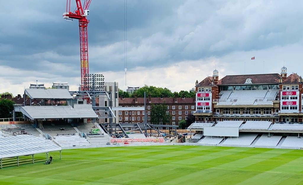 The Steels Have Gone Up, The Terraces Are In, and the New Stand Is