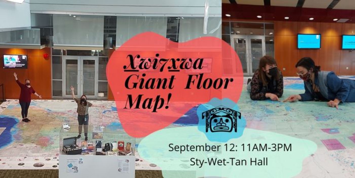 Indigenous Giant Floor Map Event! UBCevents