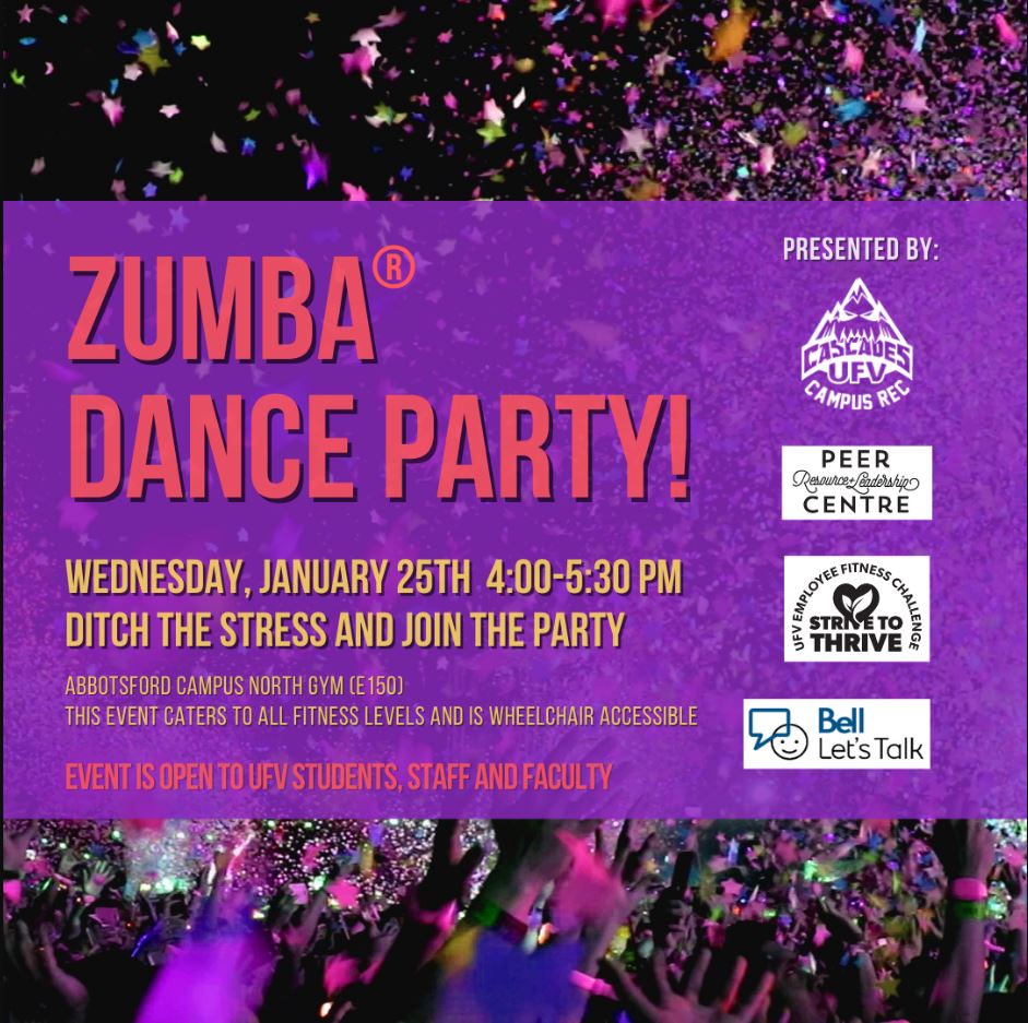Zumba Dance Party › UFV Events