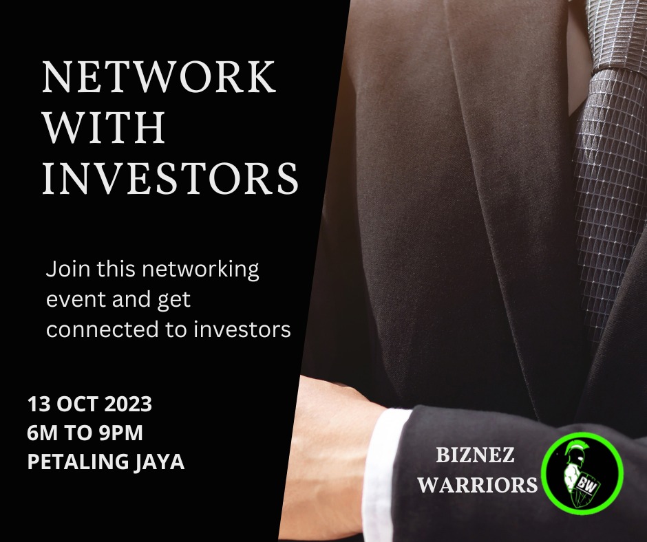 Investors & Entrepreneurs Networking Event Biznez Warrior Eventsize
