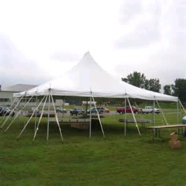 TENT 30 FOOT X 30 FOOT WHITE ELITE STAKE/POLE Rentals East Lansing MI, Where to Rent TENT 30