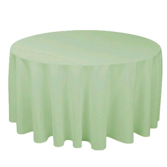 120 INCH ROUND SAGE GREEN LINEN Rentals East Lansing MI, Where to Rent