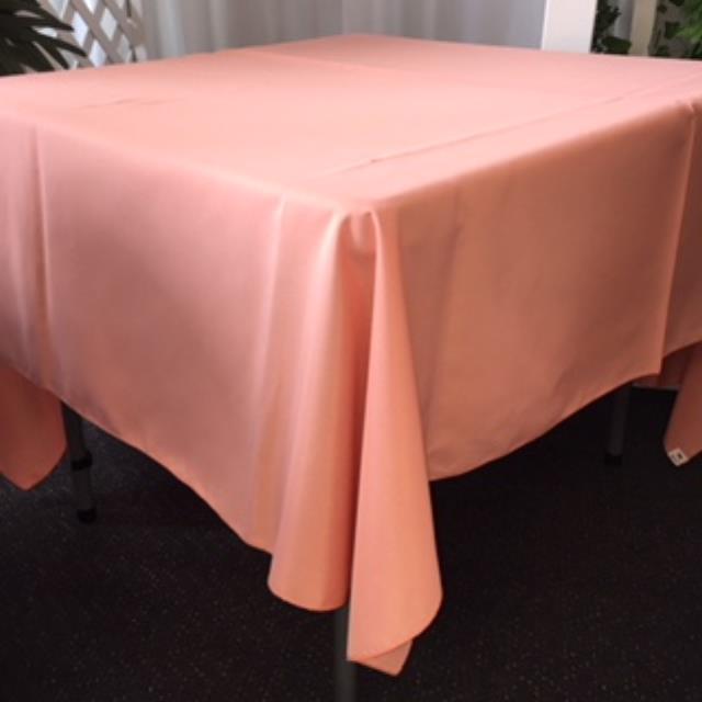 70 INCH SQUARE CORAL LINEN Rentals East Lansing MI, Where to Rent 70