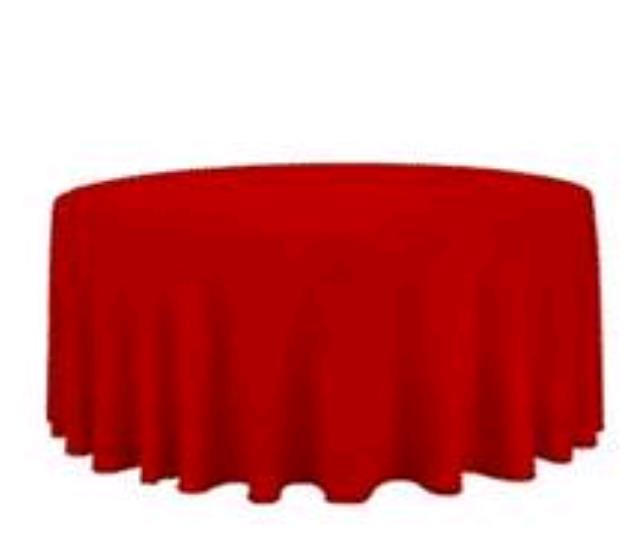 120 INCH RD HOLIDAY RED LINEN Rentals East Lansing MI, Where to Rent