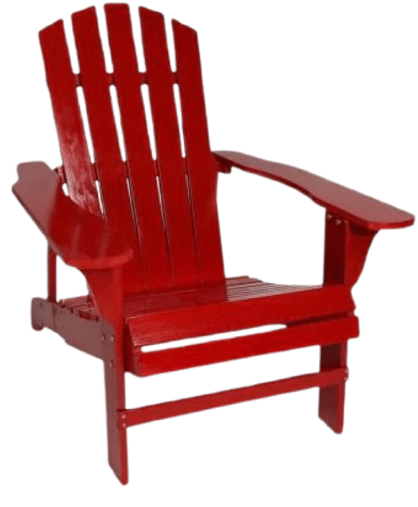Adirondack Red Wood Chair Event Theory