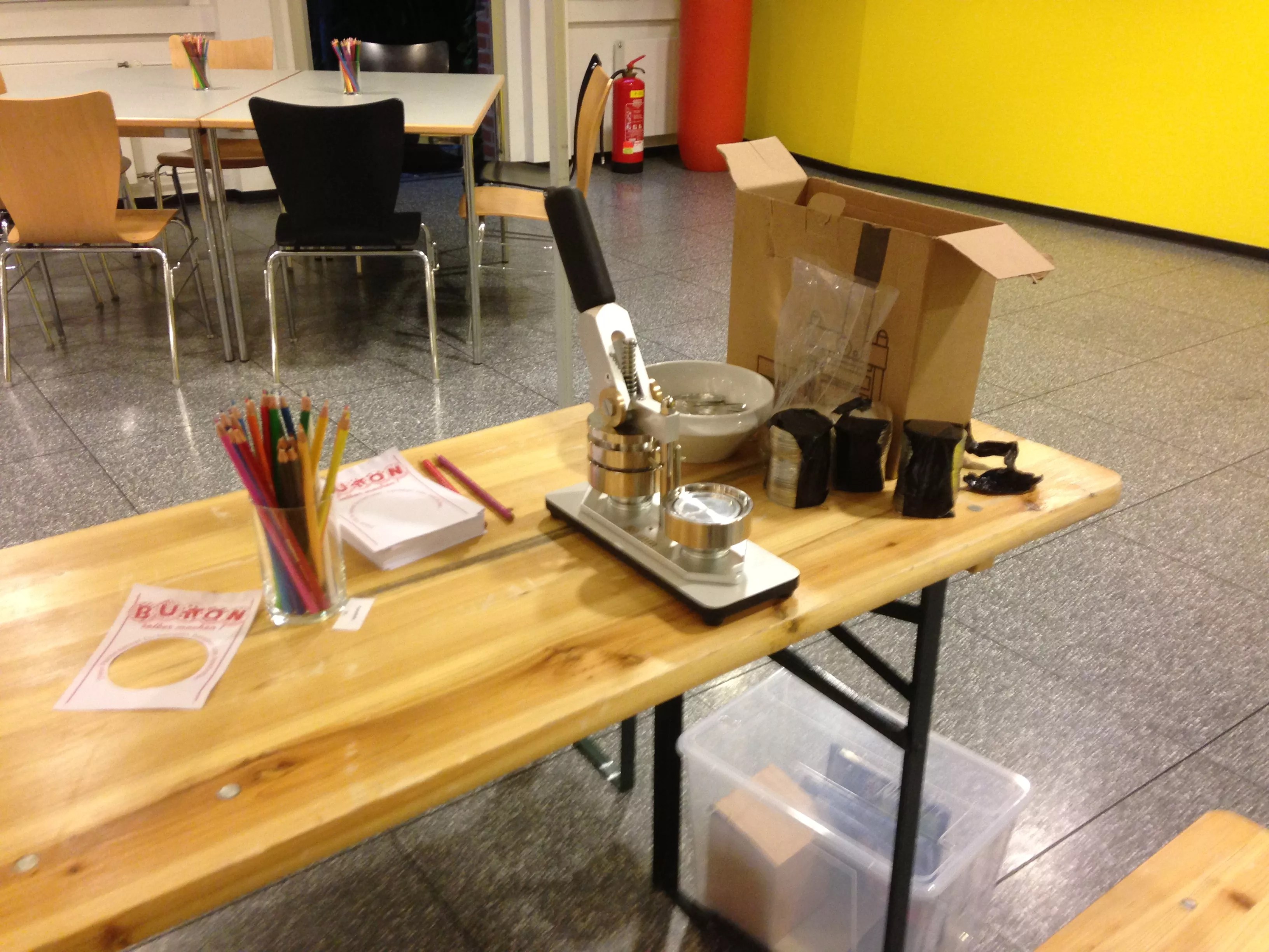 Button Mal Aktion mieten für Events Düsseldorf, Köln, Dortmund