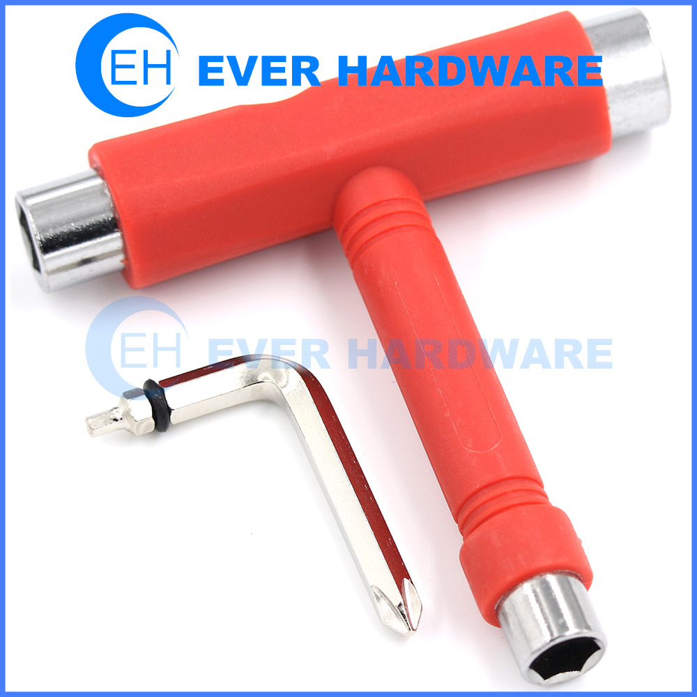 Skateboarding Tool Red Skate T Multi Tools Kit Allen Phillips AllInOne