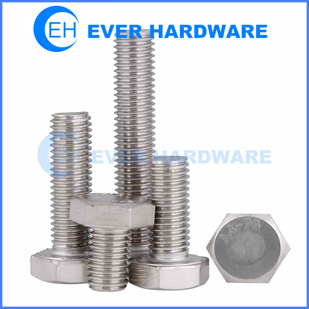 Bolt Fasteners Hex Head Stainless Steel Cap Structural A270 Machineries