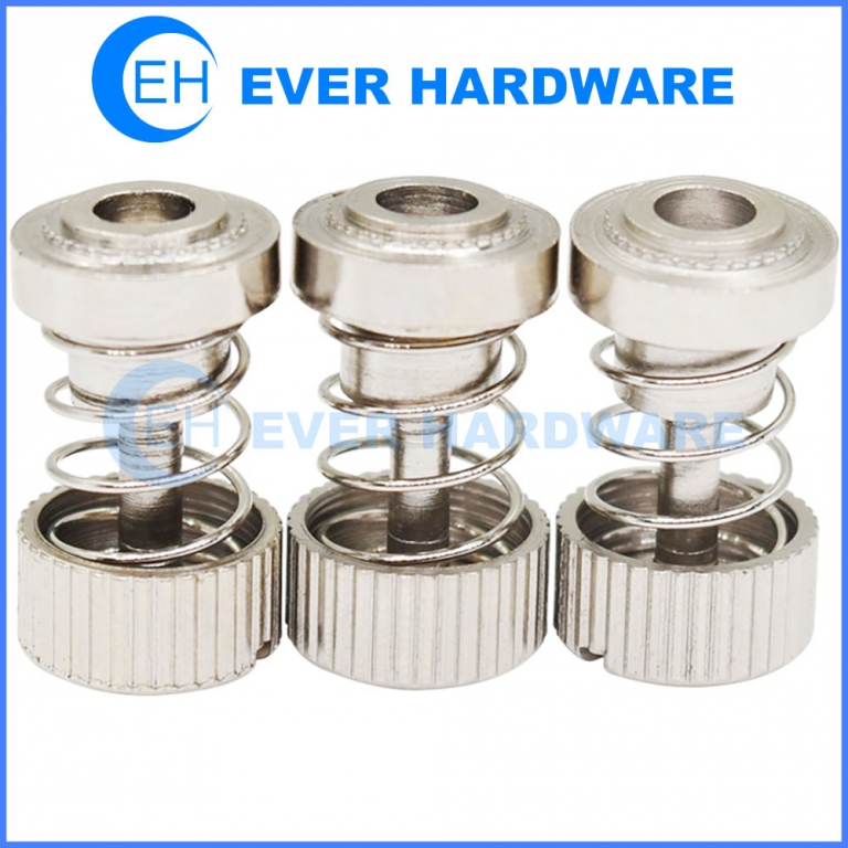 Spring Fasteners Panel PEM Steel Captive Spring Loaded Aeemblies