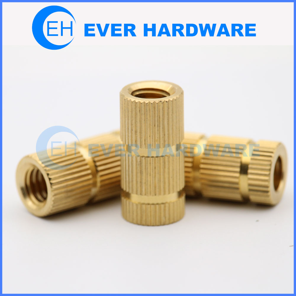 Brass Molding Insert m4 m5 m6 m8 Brass Injection Molding Fittings