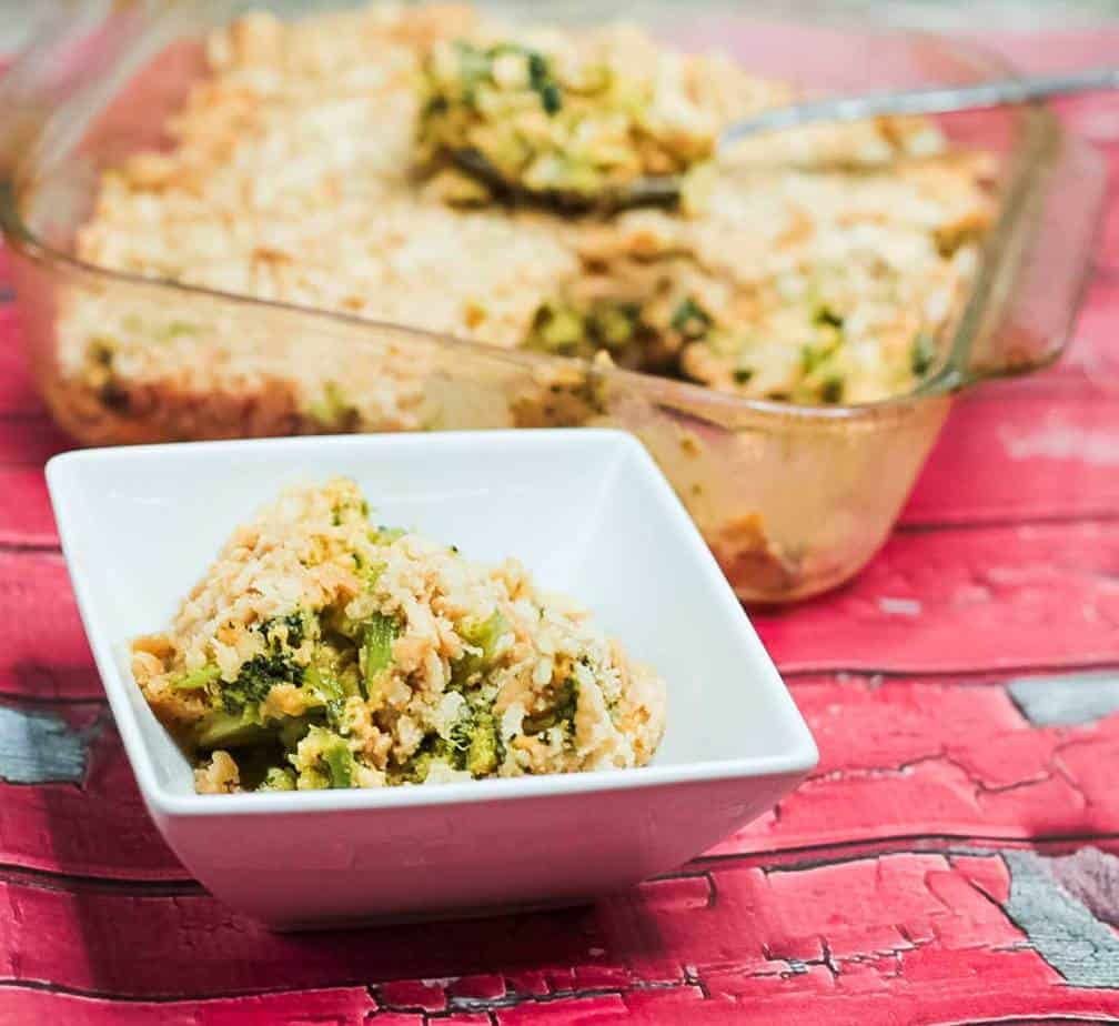 Broccoli Velveeta Cheese Bake with Ritz Crackers Ever After in the Woods