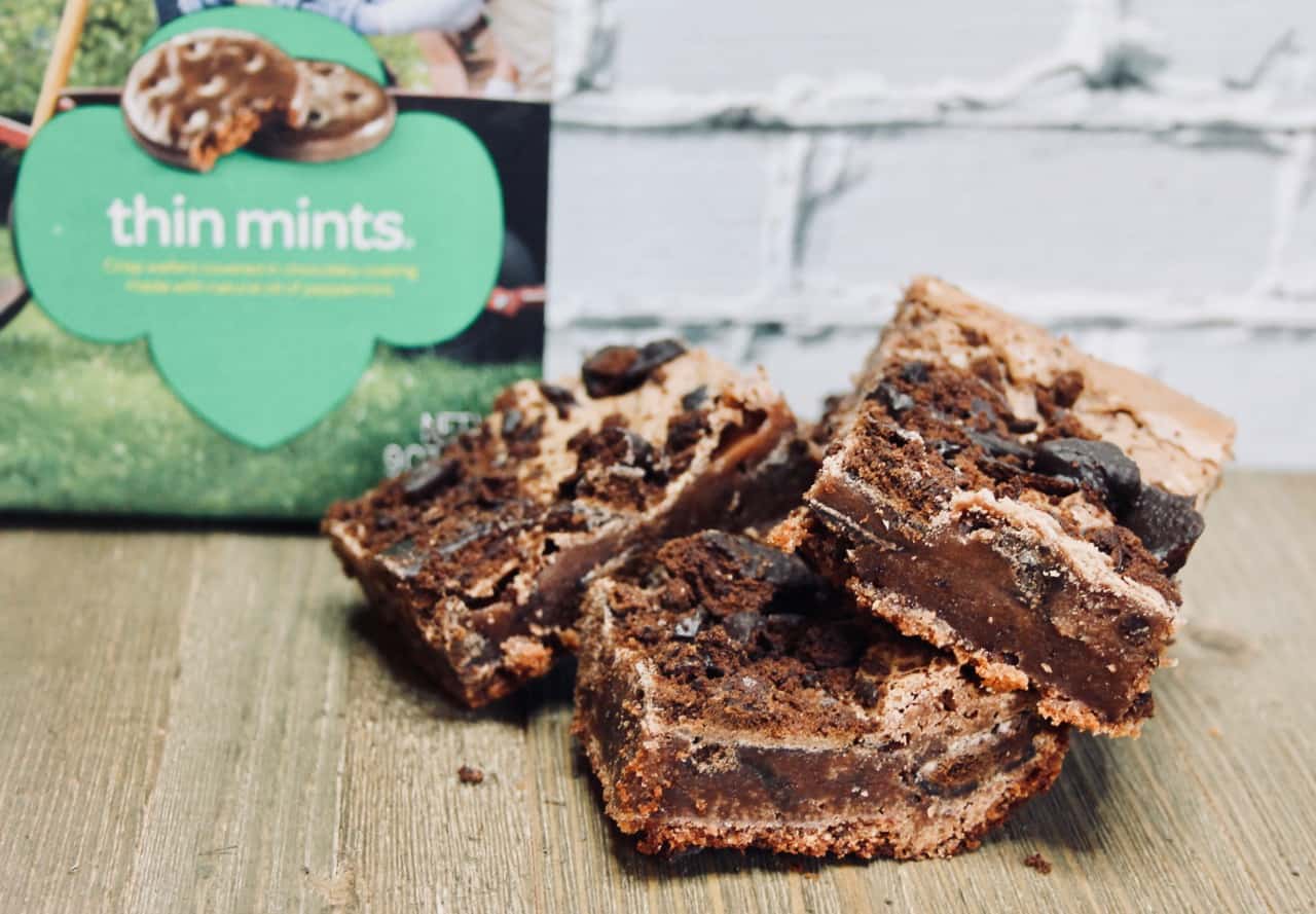 Thin Mint Chewy Fudge Brownies Ever After in the Woods