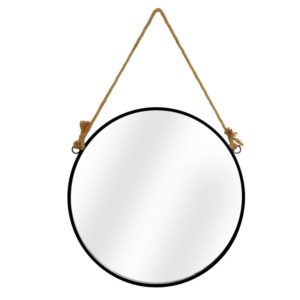 Hanging Circle MirrorMetal Frame Wall Mirror
