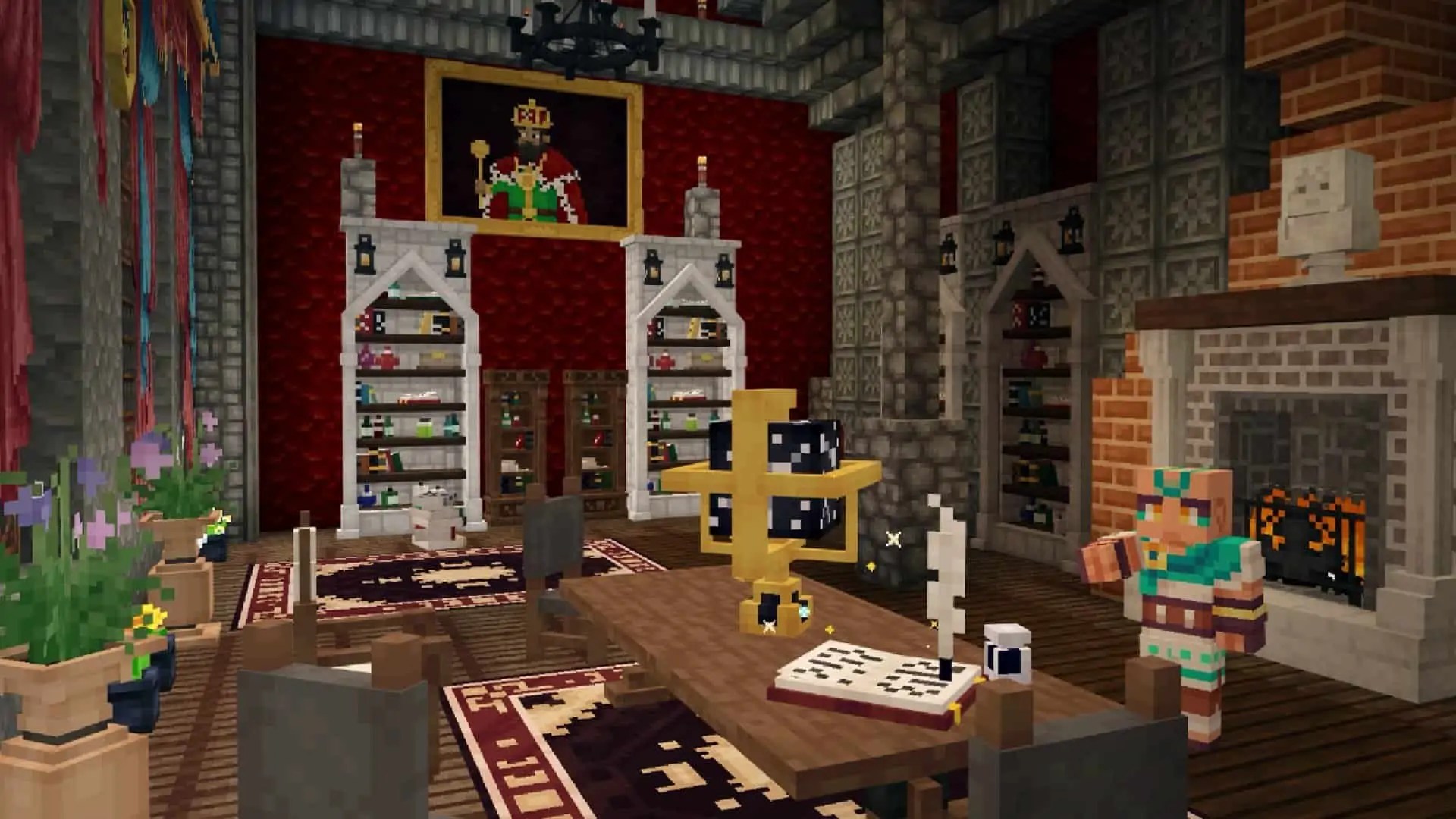 Minecraft Castle Inside