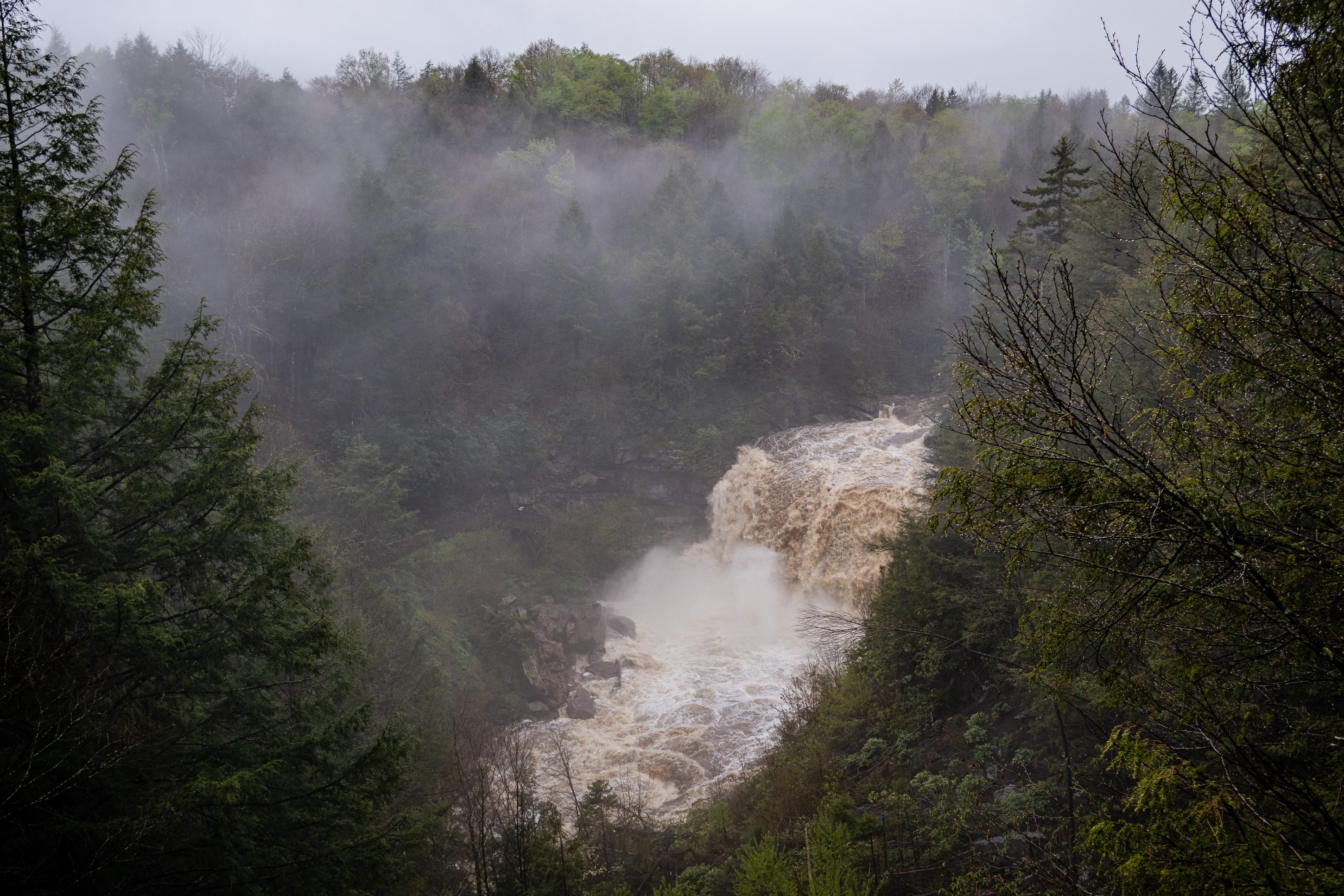 Blackwater Falls in West Virginia Everchanging Perspective