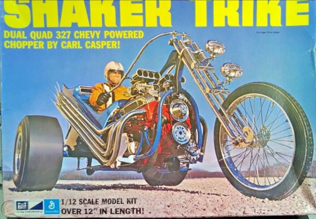 MPC Shaker Trike Dual Quad 327 Chevy Powered Choppe by Carl Casper 112