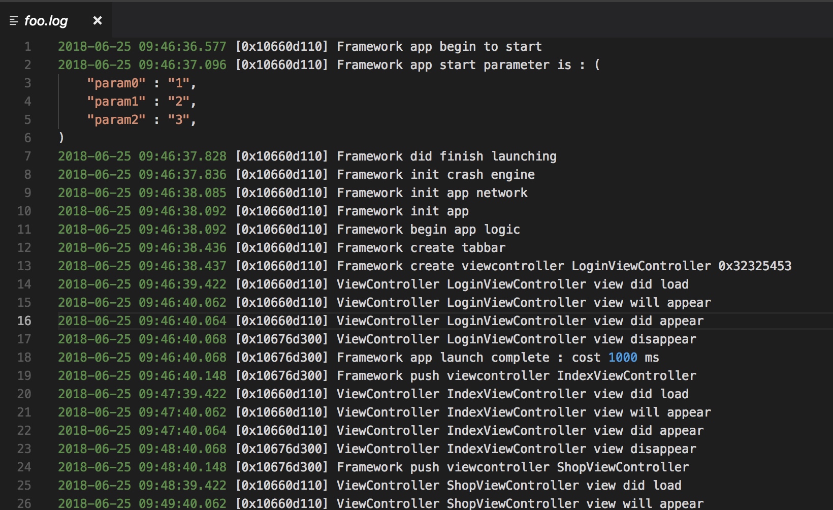 VSCode Extension Filter Line everettjf Pale Blue Dot