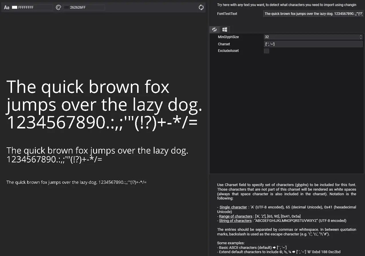 New Font and Text feature Evergine