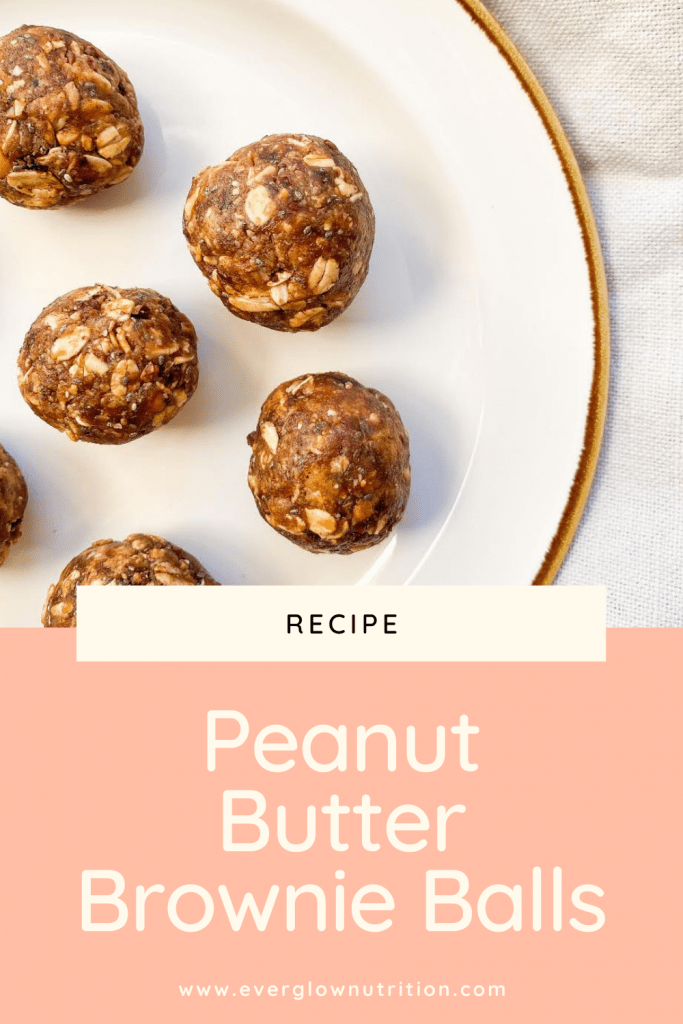 Peanut Butter Brownie Balls