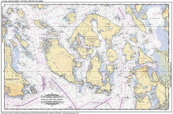Placemat Of San Juan Islands And Victoria, Bc San Juan Islands Placemat [4.5] - $5.99