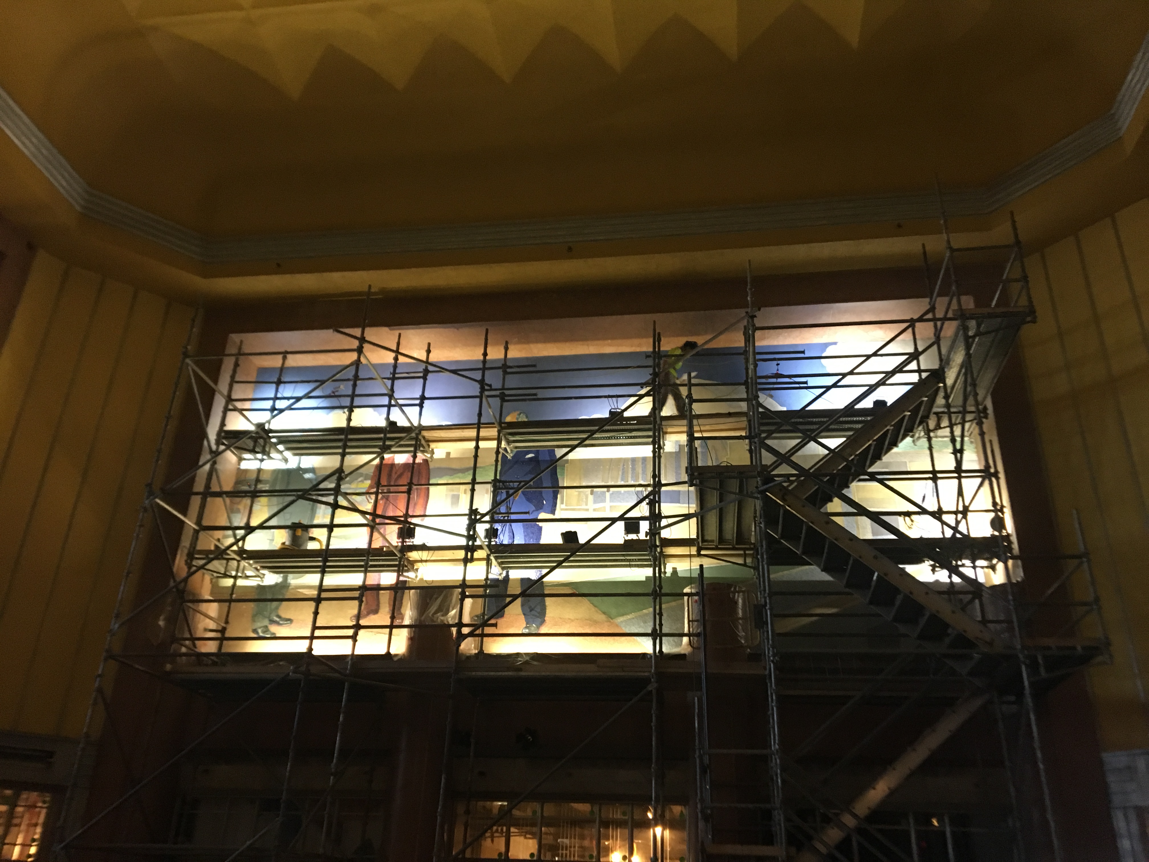 Cincinnati Union Terminal Mosaic & Mural Conservation EverGreene