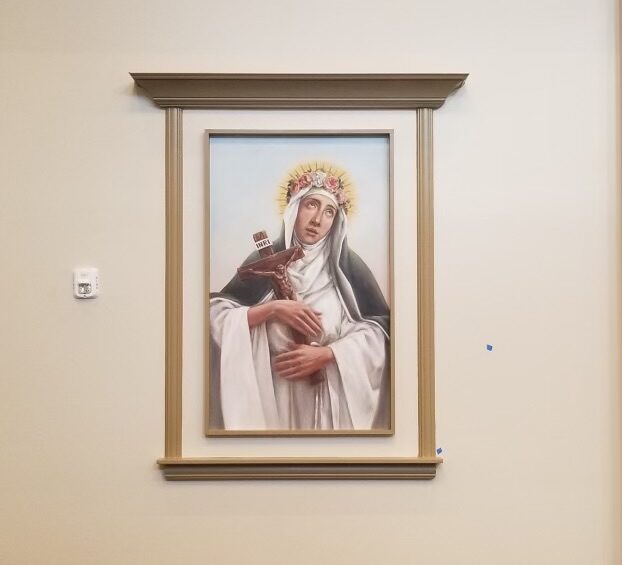 Calvary Funeral Home, Portrait Installation