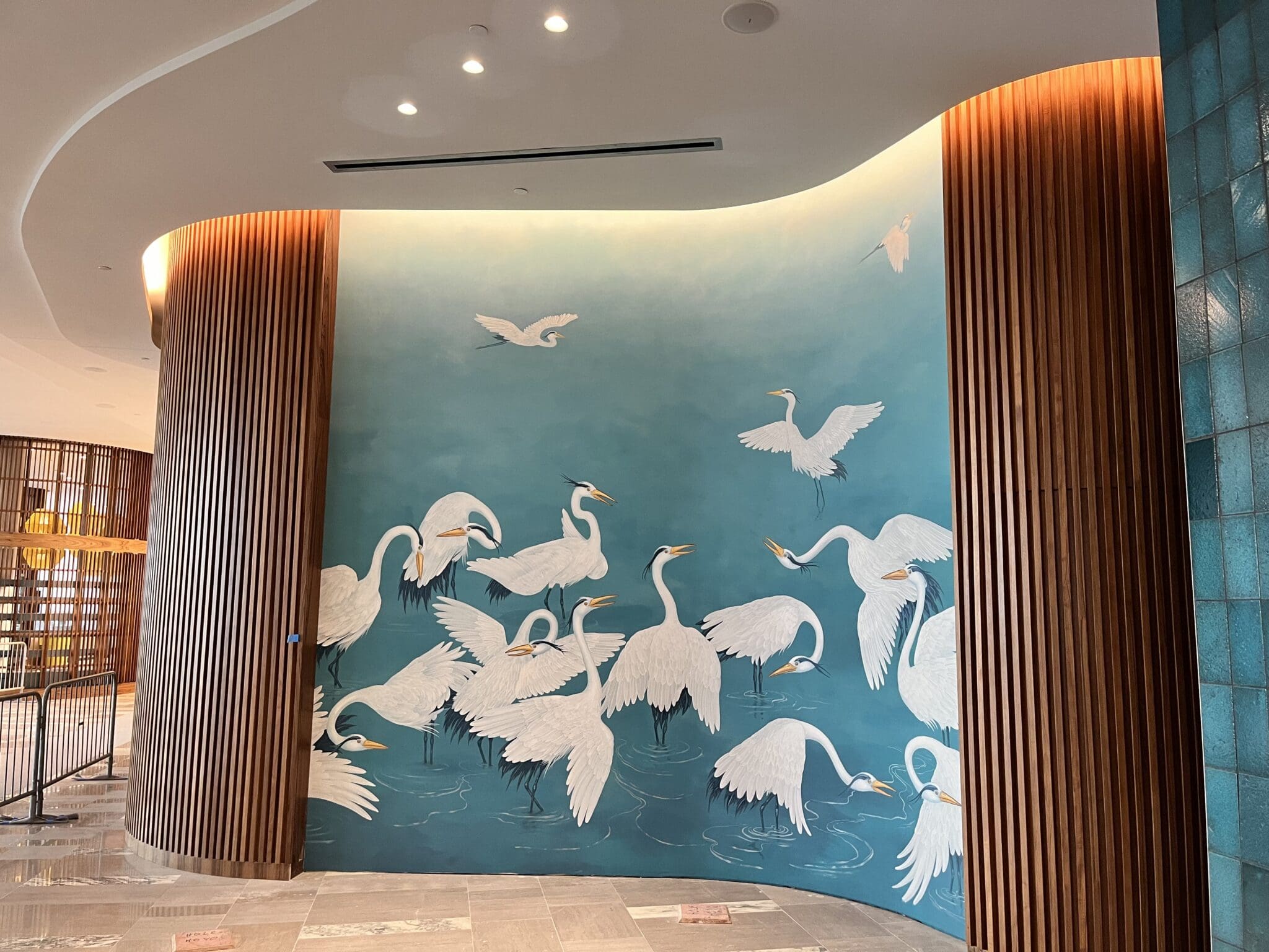 Evermore Orlando Resort Mural, After Installation