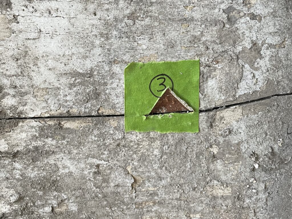 Mare Island Alden Park Mast Arm, During Assessment, Paint and Wood Sampling