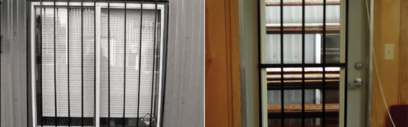 Window Air Conditioner Security Bars Custom guards 201.855.6257