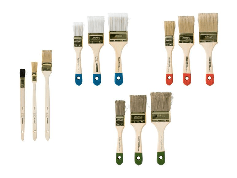 PARKSIDE brush set, 3partHandle made of wood