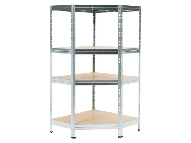 PARKSIDE heavyduty shelf »Eck Rivet Best«, with 4 shelvesNumber of