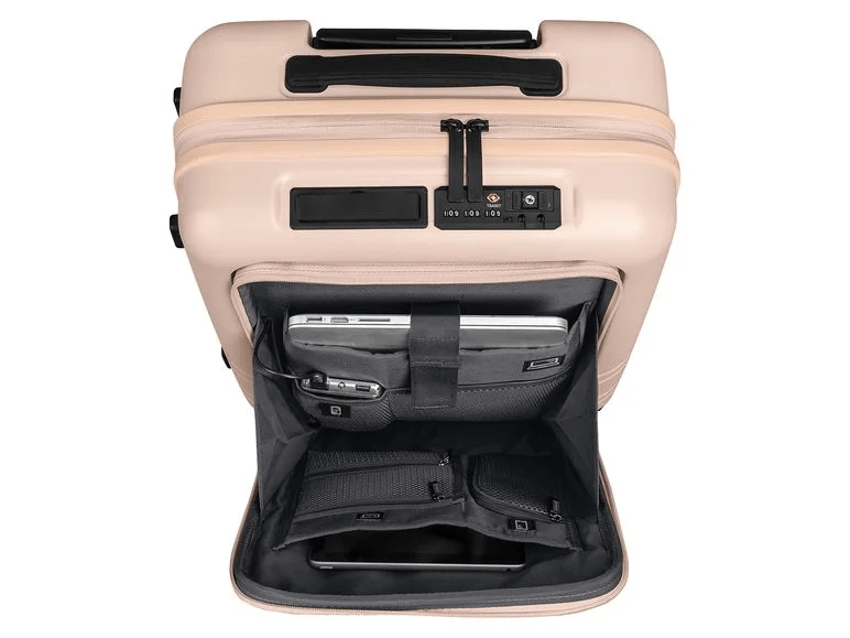 TOPMOVE® hand luggage case 33L roseParticularly light / with integrated