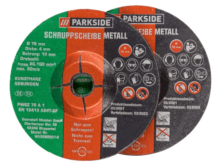 PARKSIDE® angle grinder accessories PWSZ 76 A1From our PARKSIDE X 12 V