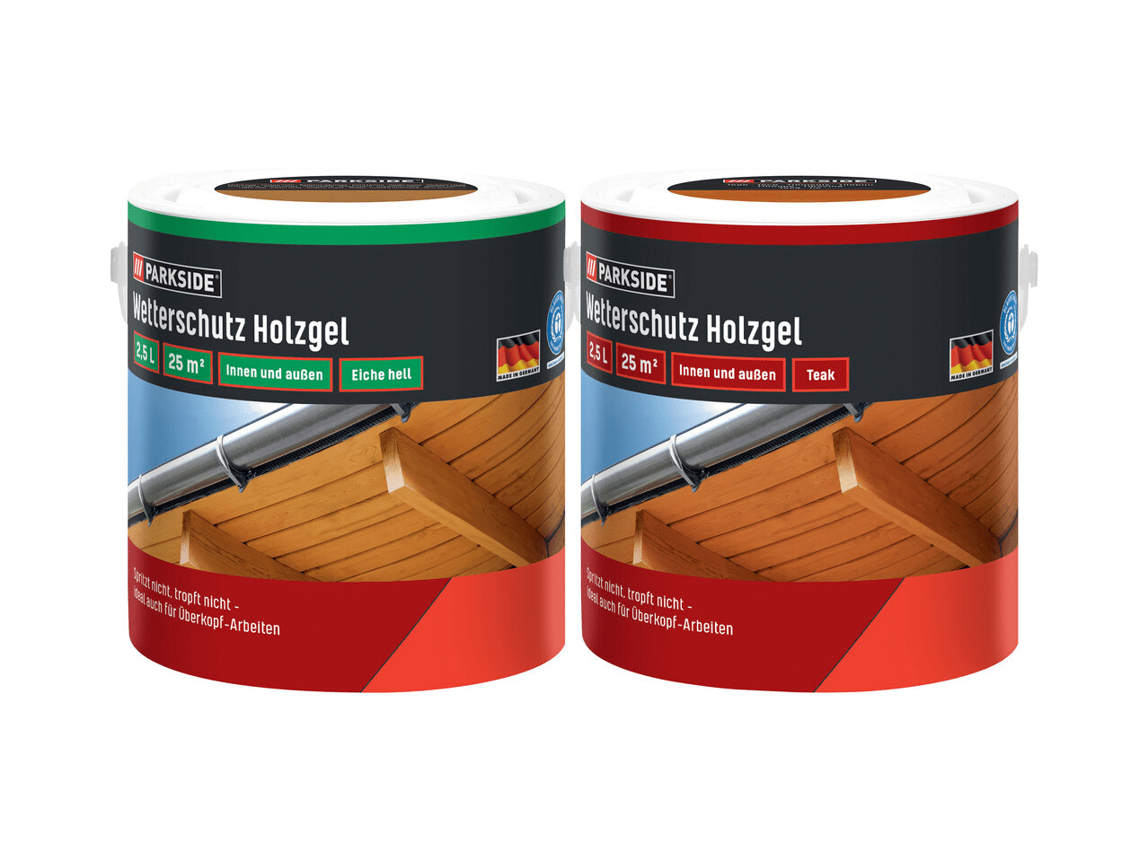 PARKSIDE® weather protection wood gelDoesn’t splash or drip also