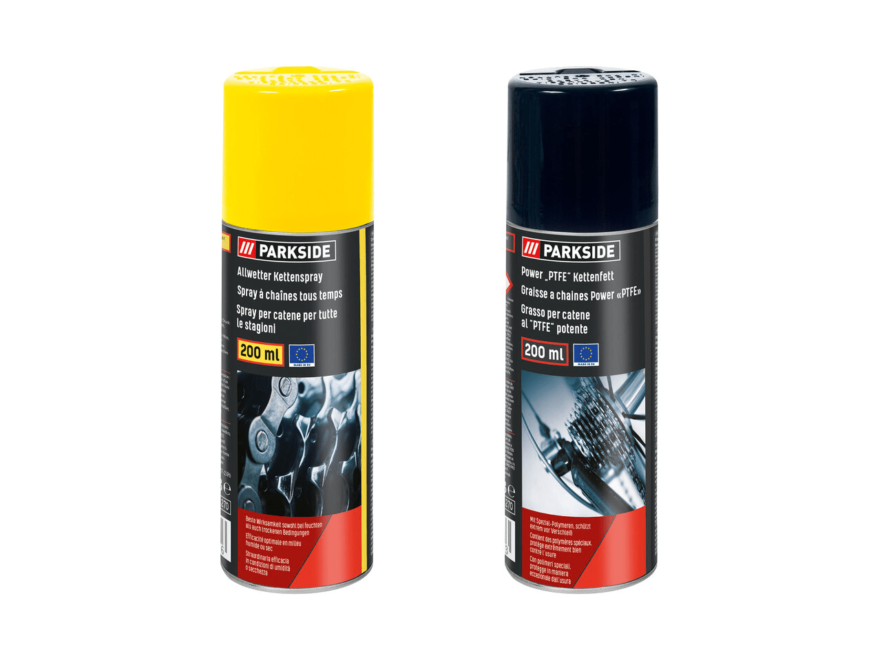 PARKSIDE® bike careAllweather chain spray (200 ml)Power “PTFE” chain