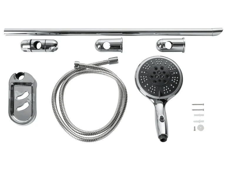 MIOMARE® shower rail set, with 5 jet typesJet modes 5Material