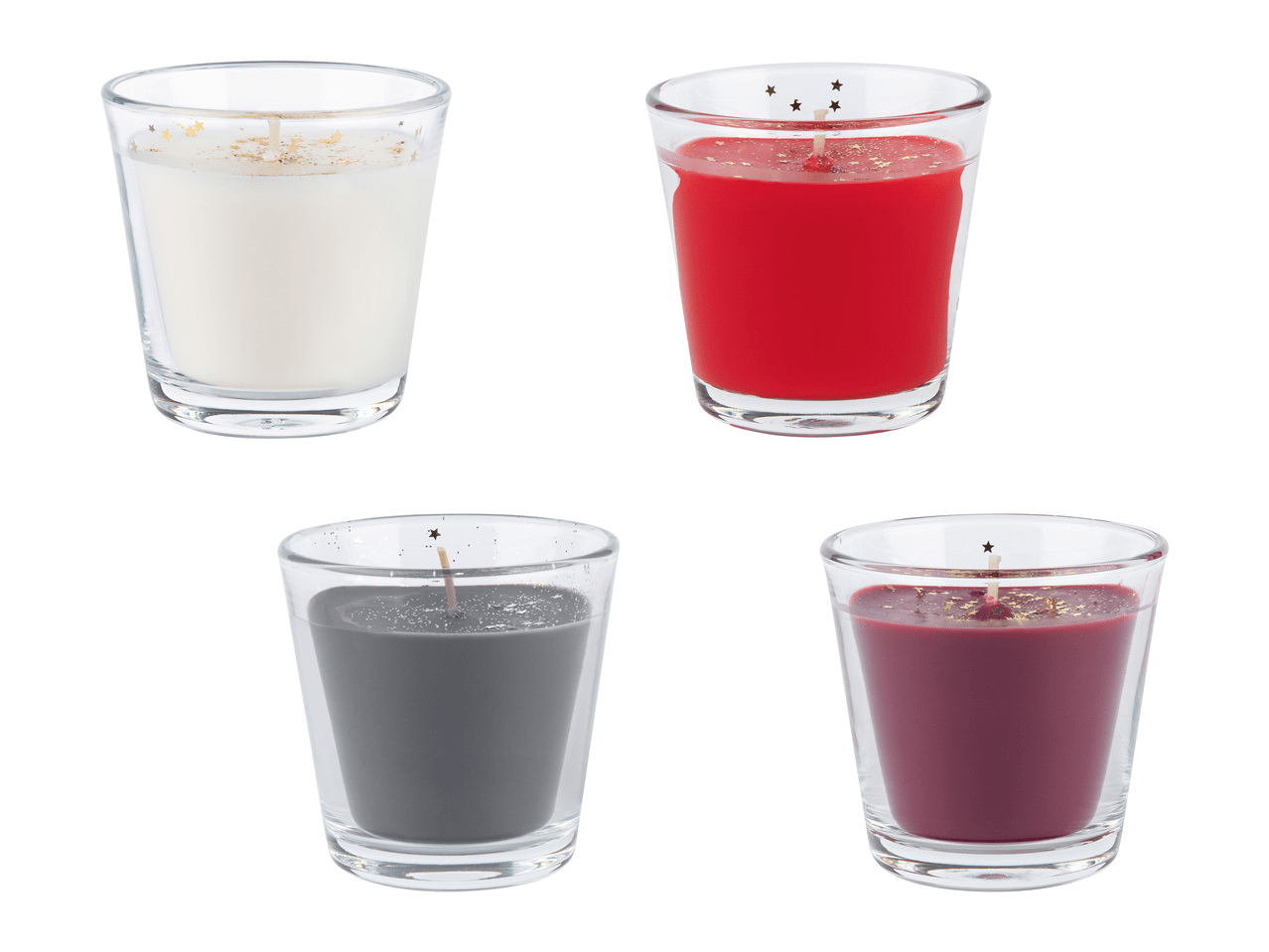 LIVARNO HOME® scented candle in a glassIn the scents of vanilla, spicy