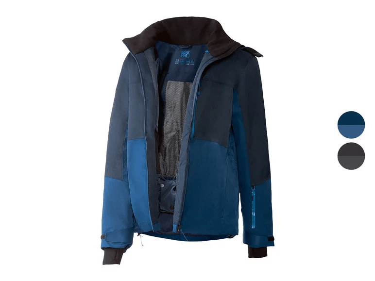 CRIVIT®PRO men’s ski jacket, breathableAvailable in black