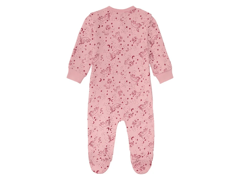 LUPILU® baby sleeping overalls for girls, made of organic