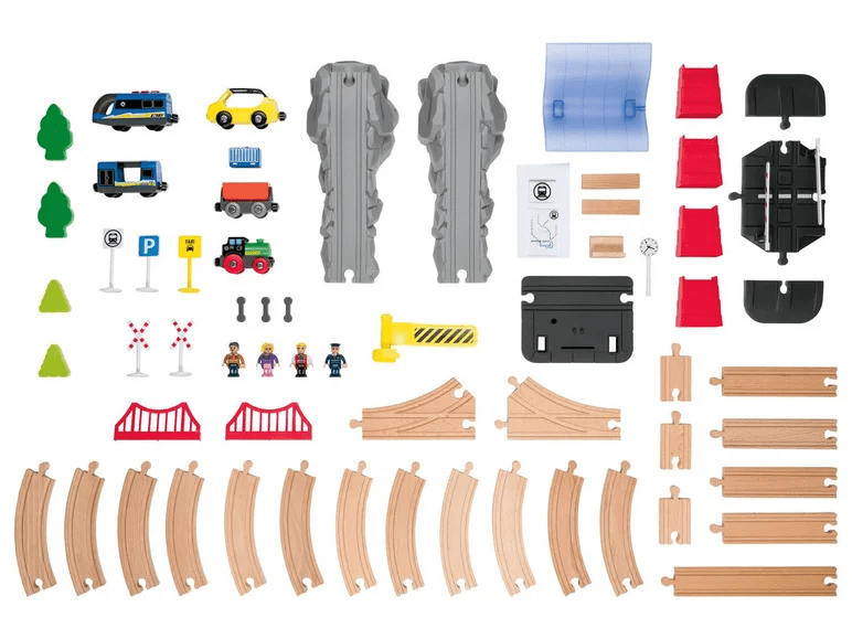 PLAYTIVE® train setFunction 54 piecesSpecial feature made of real