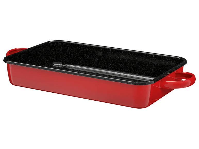 ERNESTO® roasting / baking pan, with a high rimMaterial enamelHeatresistant up to 250