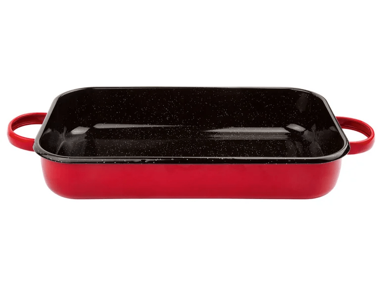 ERNESTO® roasting / baking pan, with a high rimMaterial enamelHeatresistant up to 250