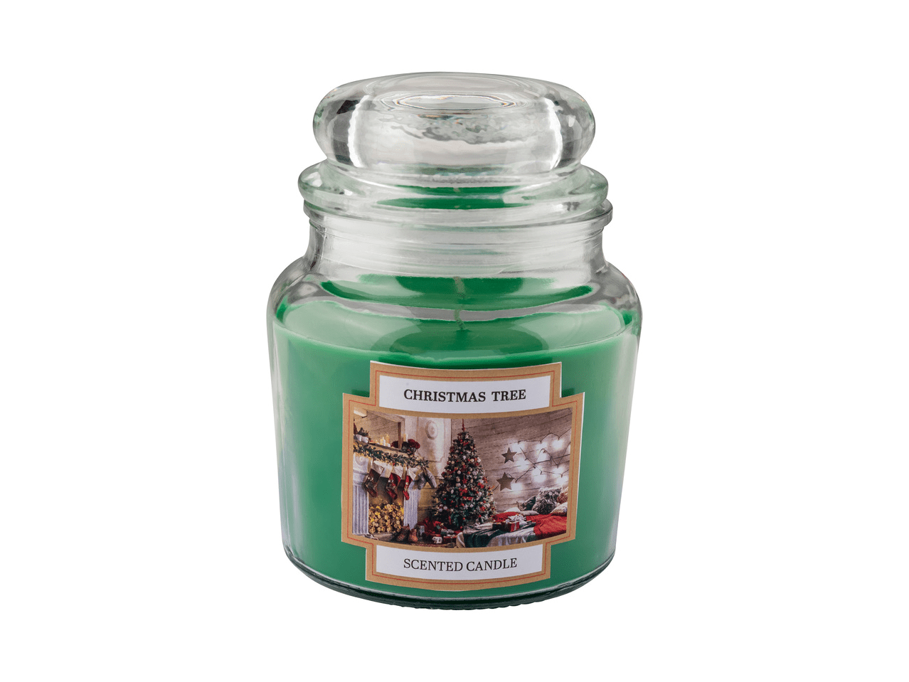 LIVARNO HOME® scented candle in a glassIn the scents of balsam cedar