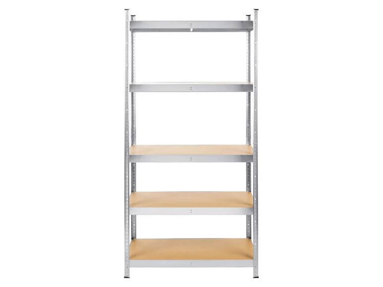 PARKSIDE heavyduty shelving, made of galvanized steel, with 5 height